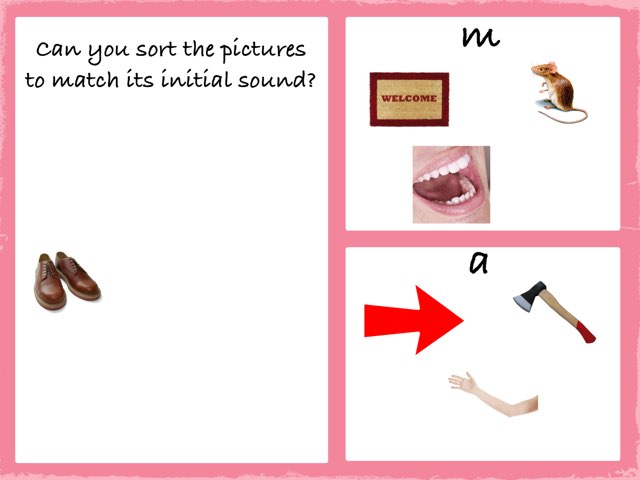 Match Picture To Initial Sound - M & A by Rhian Lloyd-Williams