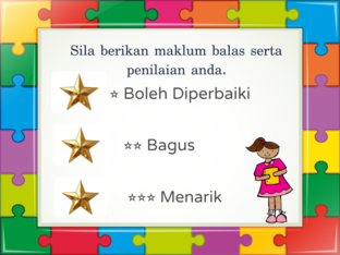 Bagi maklum balas !!! by Caroline