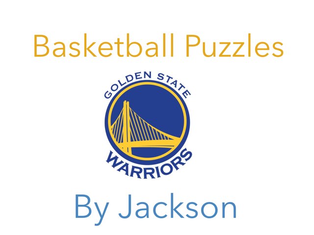 Basketball Puzzles by Jackson Watts