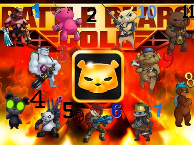 Battle Bears Gold Champions Free Activities online for kids in 2nd