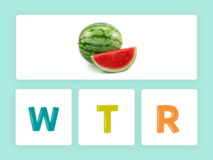 Beginning sound match - Fruits by Parent