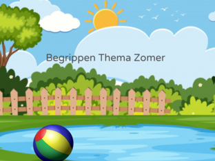 Begrippen bij thema zomer by Lineke Kievit