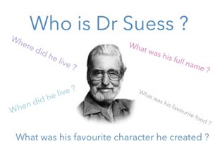 Beth & Joseph  Dr Seuss by Mr swallow