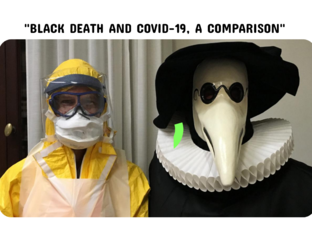 "Black death and Covid-19, a comparison" by Moncerrat Oliva Lozano