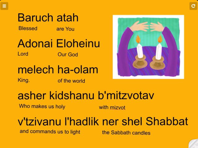 Blessing Over Shabbat Candles Games online for kids in 1st grade by ...