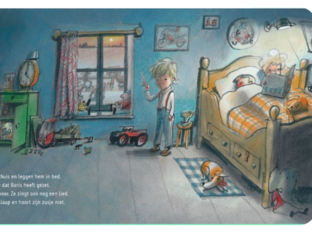 Boer Boris in de sneeuw by Denise Beverloo-Thimister