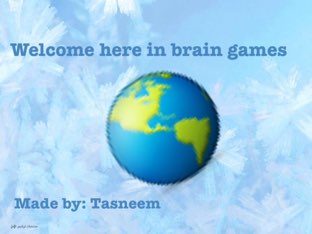 Brain Games by Tasneem Alamora