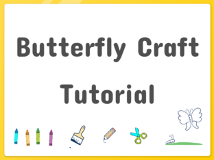 Butterfly Craft Tutorial by Qian Qian Michelle Chan