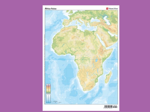 Mapa Africa Fisic by Alexia Lopez