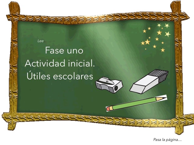 Útiles Escolares Fase Inicial by Patricia Charris Perez