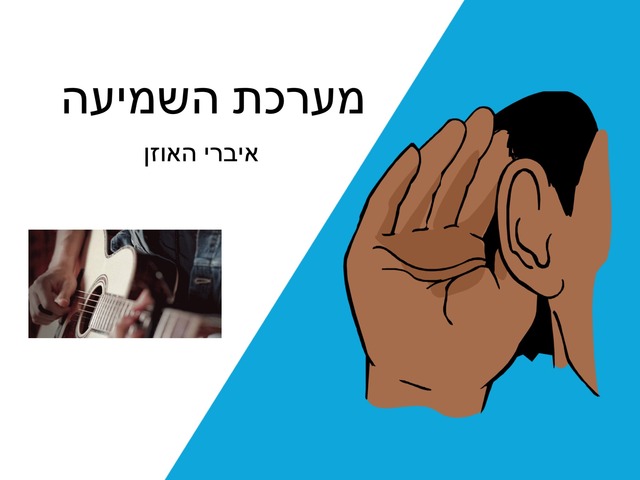 מערכת השמיעה by בועז פיגו