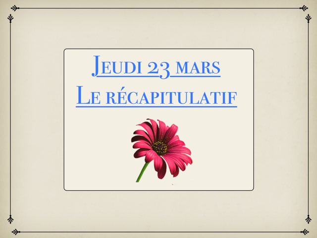 N - Jeu23 - Récapitulatif  by Caroline Gozdek