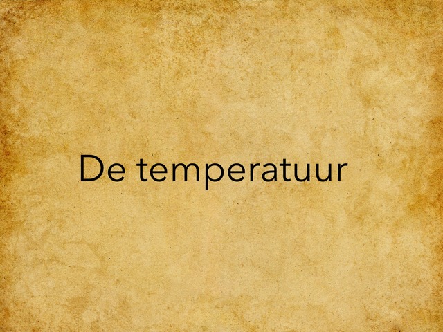 De Temperatuur 2 by Jora Kesteloot