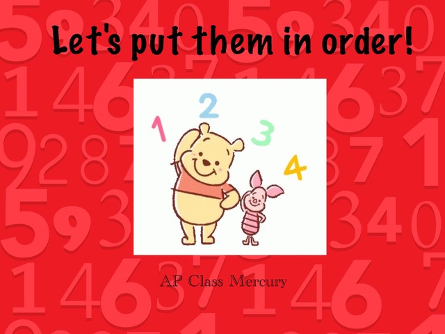 1-50 Sequence -Class Mercury by Class Mercury AP School