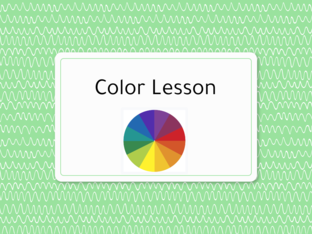 COLOR LESSON by Anwaar alameri