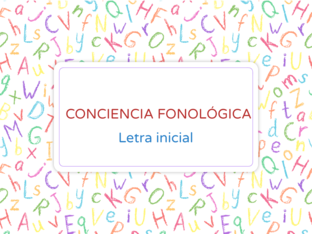 CONCIENCIA FONOLOGICA letra inicial by Vinia  Manzano
