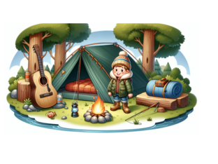 Camping by Vanina