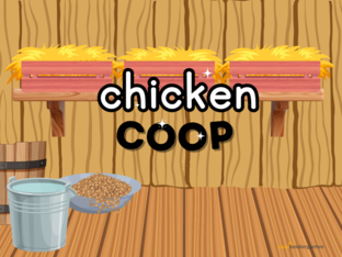 Chicken Coop Beginning Sound Match by Cool Kindergarten