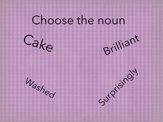 Choose The Noun by Mia bibb