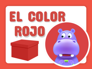 Colores: EL ROJO by Marta 3 años