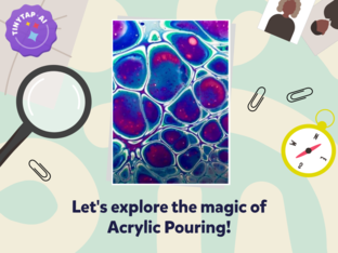 Colorful Swirls: The Art of Acrylic Pouring by Indira Campbell