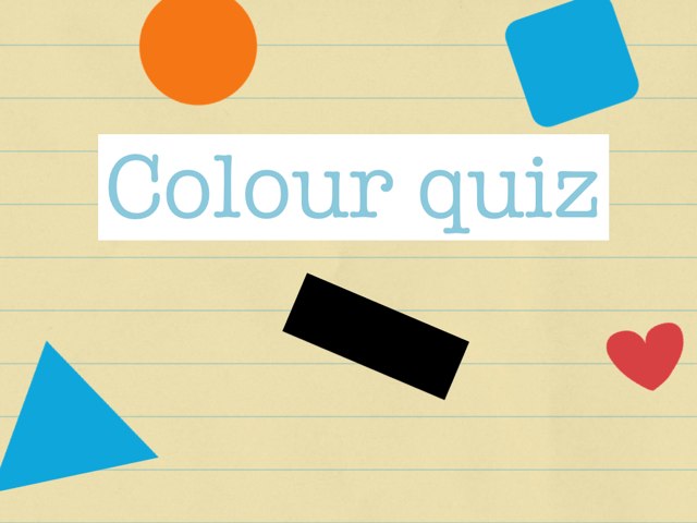 Colour Quiz by Jorja Morris