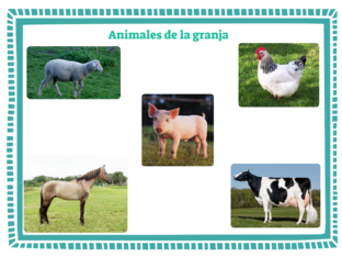 Completar animales de granja by Kathy Mory