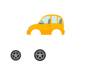 Complete my yellow car Free Games online for kids in Pre-K by Idrissa ...