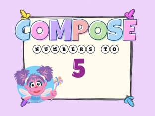 Compose numbers to 5 by Jessica Mogollon