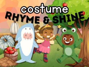 Costume Rhyme & Shine: Beginning Sounds and Sight Words by Cool Kindergarten