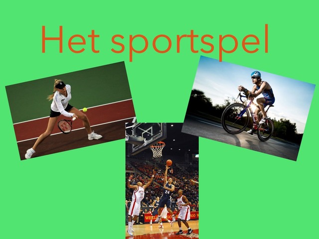 Het Sportspel by Celine Fahem