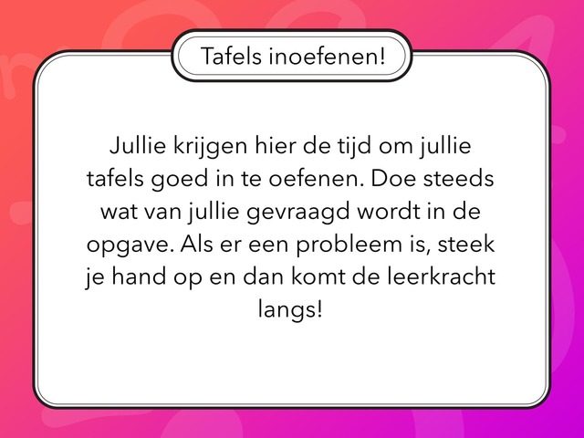 Tafels Inoefenen(1) by Jine Tamsin