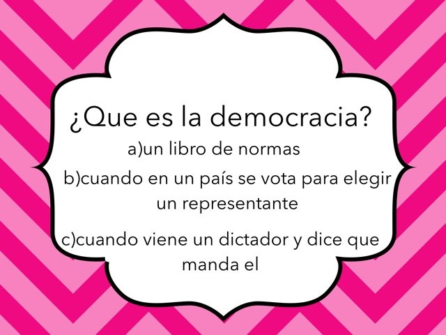 Que es la democracia? by MAR LO BRACCO BUSTILLOS