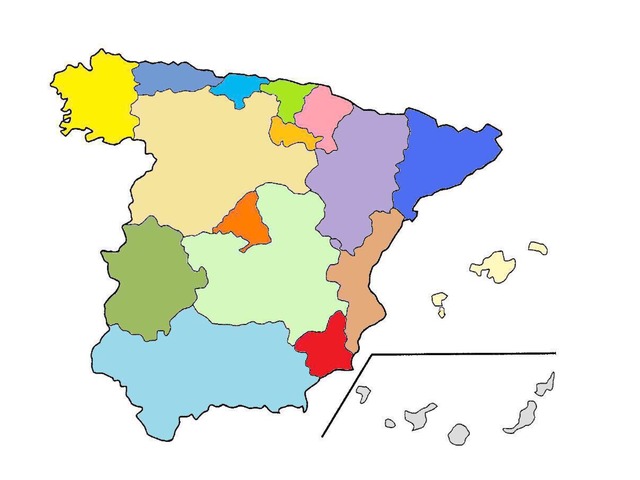 Mapa De Las Comunidades Autonomas  by Irene Martin Cabrerizo