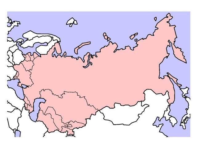 Map Of Former U.S.S.R by Ava Politz