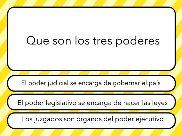 Los tres Poderes by Gonzalo Vega Beltran