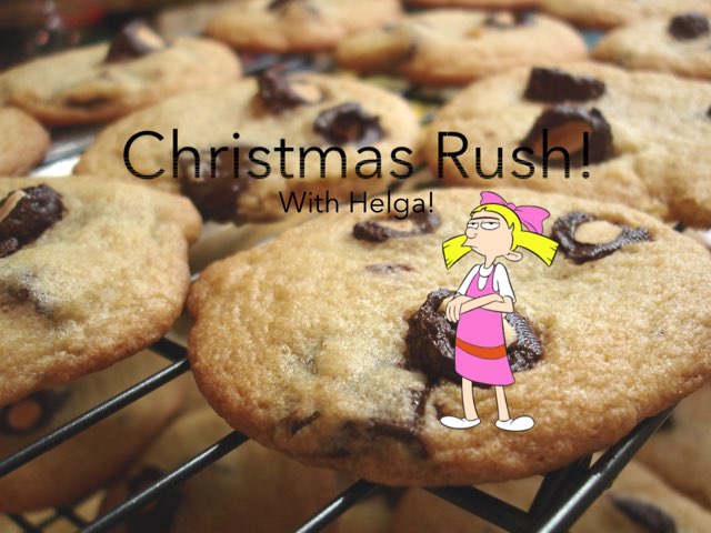 Christmas rush With Helga by Mimi Martinez