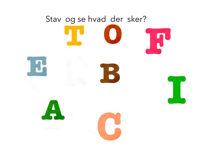 Bogstaver by Thea Amalie Emig Guldbrandt 3B Petersmindeskole