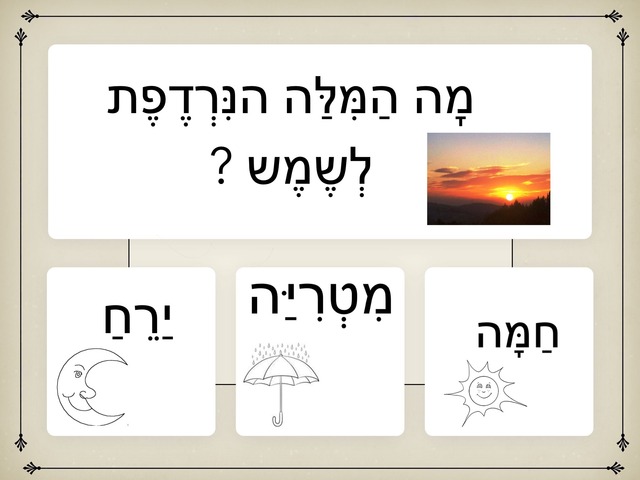 משחק הזיכרון נרדפות by קרינה חרנס