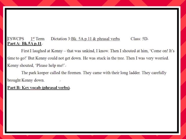 Longman 5A Dict 3 by Cindy Wong