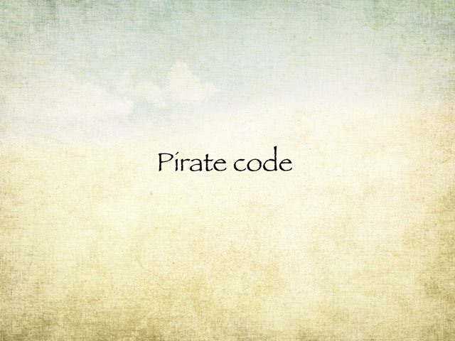 Pirate Code Free Activities online for kids in 6th grade by Bea Olleta