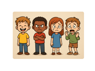 DE BASISEMOTIES by Angela