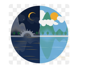 Day and night puzzle  by Gabriela Garita