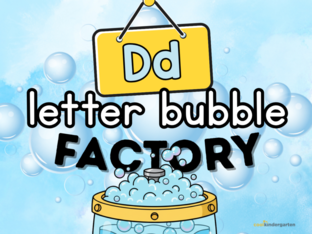 Dd Letter Bubble Factory by Cool Kindergarten