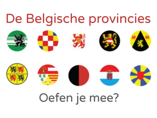 De Belgische provincies by Nico Maes