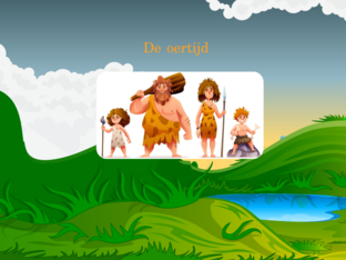 De oertijd K2 - tellen - puzzel - groot/klein by Dennnis meester