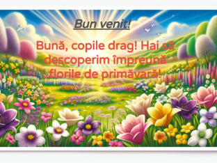 Descoperim florile de primavara rafinat 5.1 by Marta Violeta