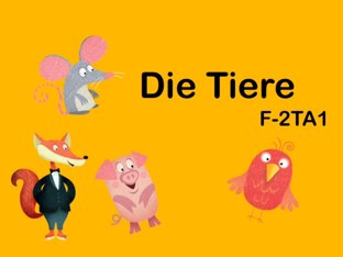 Die Tiere F-2TA1 by Carla Müller