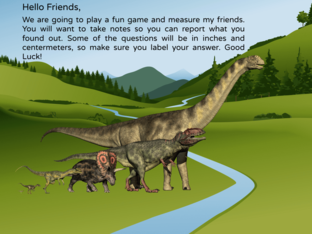 Dinosaur Measure Game  by Bethany Schnieders