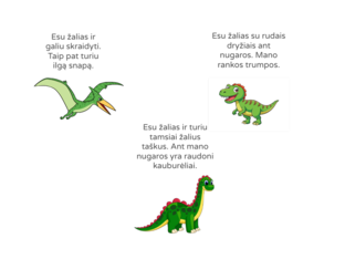 Dinozaurai by Paulina